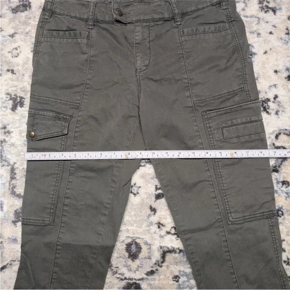 Anthropologie Daughters of the Liberation Cargo Pants Olive Green Women’s 28 - Picture 8 of 9
